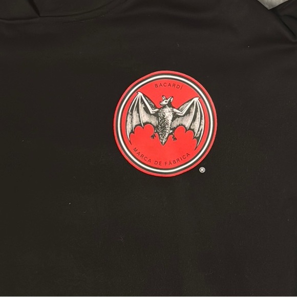 Bacardi Size L Black and Red Hoodie NWOT - Picture 5 of 5